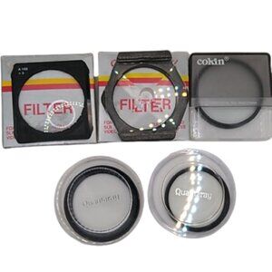 Like New Quantaray, Cokin, and Tiffen Camera Filter Lot